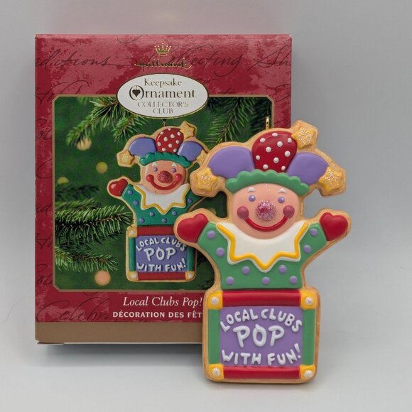 Hallmark Keepsake Local Clubs Pop 2001 Jack-in-the-Box Collector's Club Ornament - Picture 2 of 10